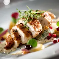 Aiguillettes de poulet &agrave; la cr&egrave;me de soja et champ Tendre Rapide.