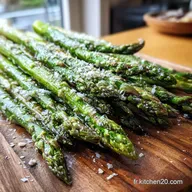 Asperge Verte R&ocirc;tie Parfaite La Vinaigrette aux Noix Secr&egrave;te du Chef