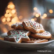 Biscuit de No&euml;l Sabl&eacute;: Recette pour 30 Portions