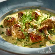Blanquette de Lotte &agrave; lEstragon Recette Chic et Facile 60 min