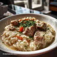 Blanquette De Veau Risotto Recette Veau Facile Ris : Cr&eacute;meux Fondant