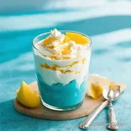 Blue Lagoon Parfaits Un Dessert Tropical &Eacute;blouissant