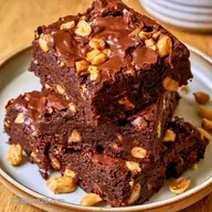 Brownies Chocolat Cacahu&egrave;tes en 35 Min
