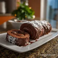 Recette de la B&ucirc;che Roul&eacute;e au Chocolat Fondant Empreinte Incontournable