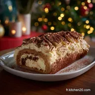 B&ucirc;che Tiramisu Le Dessert De No&euml;l Facile : Cr&egrave;me Velout&eacute;e