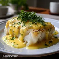 Steamed Cod Hollandaise Sauce: Sauce Hollandaise Facile et Citronn&eacute;e