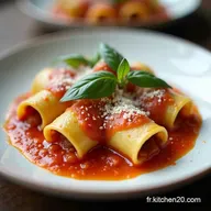 Cannelloni Sicilienne Ricotta Saucisse Recette Traditionnelle