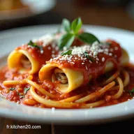 Recette Cannelloni &agrave; la Viande La Vraie Bolognaise Gratin&eacute;e