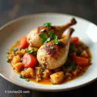 Casserole de Poulet la Portugaise Un Go&ucirc;t de Portugal