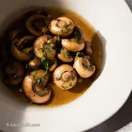 Champignons &agrave; la Grecque Facile Mon Secret de Bistrot