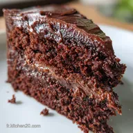 G&acirc;teau dAnniversaire tout Chocolat sans sucre ajou : Le D&eacute;lice Noir