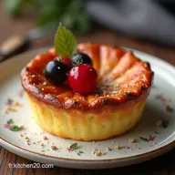 Recette Facile Clafoutis &agrave; la Rhubarbe Tendre et Cr&eacute;meux