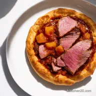 C&ocirc;telettes de Porc Grill&eacute;es Bistro Chutney Abricot Galette