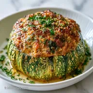 Courgette Farcie Ronde pour 4 Personnes