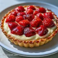 Cr&egrave;me P&acirc;tissi&egrave;re Fraises pour 8 Personnes