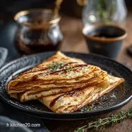 Cr&ecirc;pes sans sucre La base parfaite pour vos d&icirc;ners sal&eacute;s ou brunchs