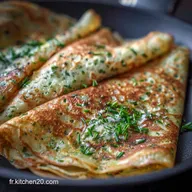 Cr&ecirc;pes &agrave; la Farine de Pois Chiche : Recette Sans Gluten et Vegan