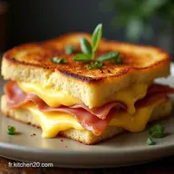 Le CroqueMonsieur Ultime au Comt&eacute; Notre Recette Facile