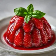 D&ocirc;me Gastronomique Fraise-Basilic : Chic et Raffin&eacute;