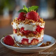Dessert Fraise Maman Facile en 15 Min