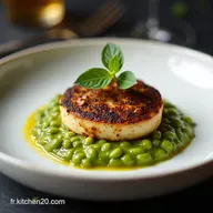 Recette IG Bas Minceur Dinde aux Lentilles Vertes du Puy R&ocirc;ties