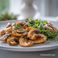 &Eacute;minc&eacute; de Poulet &agrave; la Cr&egrave;me Rapide pour 4 Servings