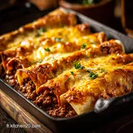 Enchiladas au B&oelig;uf Hach&eacute; Le Secret du Gratin TexMex Facile et Ultra Fondant