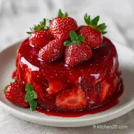 Entremet &agrave; la Fraise: Raffin&eacute; et A&eacute;rien