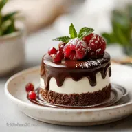 Entremets Pralin&eacute; Chocolat : Recette aux Noisettes pour 10 Personnes