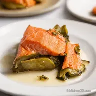 Feuillets de No&euml;l Dlices Feuillet&eacute;s Saumon Epinards la Recette Facile