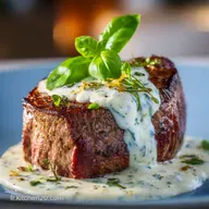 Filet de loup sauce A&iuml;oli et Basilic Recette peau croustillante en 30 min