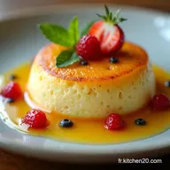 Flan la noix de coco Express Le D&eacute;lice Tropical Facile