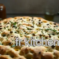 Recette Focaccia de Mamma : Pain Parfait aux Herbes et &agrave; l'Olive