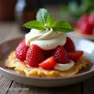 Fra&icirc;cheur aux Fraises Mon Dessert Estival Facile et Gourmand