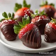 Fraises Enrob&eacute;es Chocolat: Science Pr&eacute;cise