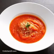 Gaspacho Tomate Andalou Fra&icirc;cheur Soleil dans Votre Assiette