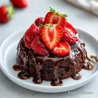 G&acirc;teau Chocolat Fraise pour 8 Portions