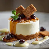 G&acirc;teau au Fromage blanc Sp&eacute;culoos et Cr&egrave;me de Marr Texture parfaite