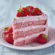 G&acirc;teau Moelleux Fraises pour 8 Parts