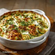Gratin de Courgettes et Ch&egrave;vre aux herbes le secret dune texture parfaite