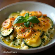 Le Gratin de Courgettes Cr&eacute;meux de GrandM&egrave;re aux Fines Herbes