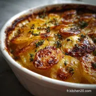Gratin Pommes De Terre: Creamy, Baked for 6 Servings