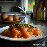 Recette de Saumon Gravlax &agrave; la Su&eacute;doise Classique