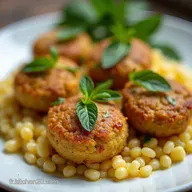 Boulettes Grecques et Orzo Citronn&eacute; Recette Facile et Savoureuse