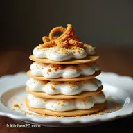 Biscuits Meringue G&eacute;ants Recette Pavlova XXL Facile