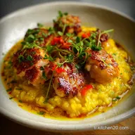 Lotte Curry Risotto Indien : Fusion Lotte Curry &Eacute;pic&eacute;e