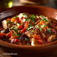 Morue &agrave; la Basquaise : Recette Traditionnelle et Piperade
