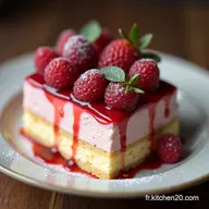 Recette Number Cake Vanille Fruits Rouges Facile et Sublime