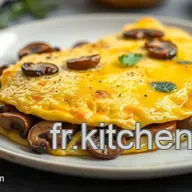 Omelette aux Champignons Facile: Un Go&ucirc;t de Bistrot &agrave; la Maison!