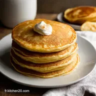 Pancakes au Yaourt Ultra L&eacute;gers Ma Recette Facile et Gourmande